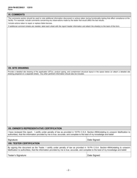 Form 2630-FM-BECB0021 Underground Storage Tank Automatic Line Leak Detector Functionality Testing Form - Pennsylvania, Page 2