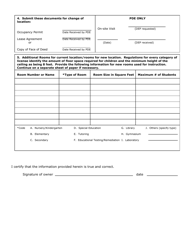 Form PDE-4004 Supplemental Application - Pennsylvania, Page 2