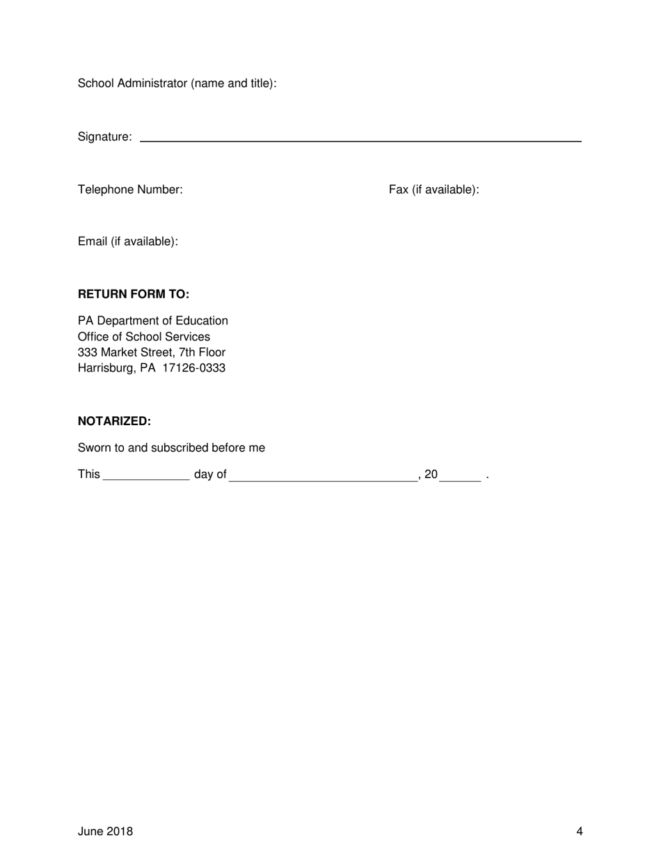 Affirmation of Eligibility of Students Acts 89 - Auxiliary Services Acts 195 / 90 / 35 - Textbooks / Instructional Materials / Equipment - Pennsylvania, Page 4