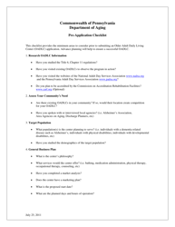 Pre-application Checklist - Pennsylvania