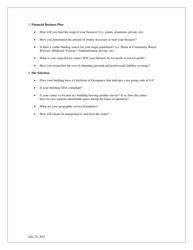Pre-application Checklist - Pennsylvania, Page 2