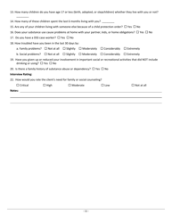 Treatment Assignment Protocol Assessment (Tap) - Client Info - Pennsylvania, Page 11