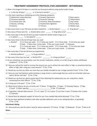 Treatment Assignment Protocol Assessment (Tap) - Client Info - Pennsylvania, Page 3