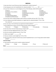 Treatment Assignment Protocol Assessment (Tap) - Client Info - Pennsylvania, Page 4