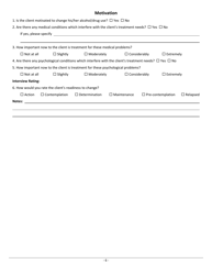 Treatment Assignment Protocol Assessment (Tap) - Client Info - Pennsylvania, Page 6