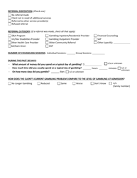 Form DDAP-EFM-1305 Gambling Discharge Treatment Form - Pennsylvania, Page 2