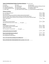 Form DDAP-EFM-1304 Gambling Treatment Program Admission Form - Pennsylvania, Page 3