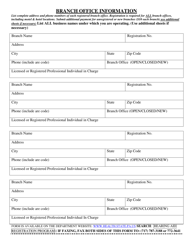 Dealer Registration Renewal - Pennsylvania, Page 2