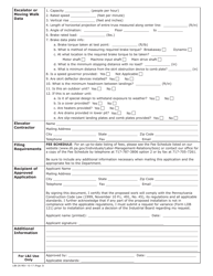Form LIBI-26 Application for Construction and Alteration Permit - Pennsylvania, Page 3