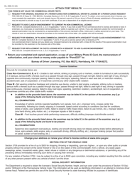 Form DL-298 Service Person Request for Non-commercial Pennsylvania Driver&#039;s License - Pennsylvania, Page 3