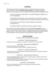 Form DL-3805 Ignition Interlock Employment Exemption Affidavit - Pennsylvania, Page 2
