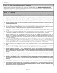 Form DL-9002 Internet User Application/Licensing Agreement for Government Agencies - Pennsylvania, Page 3
