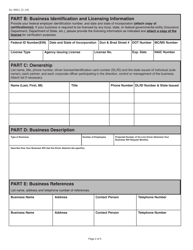 Form DL-9001 Business Internet Application/License Agreement - Pennsylvania, Page 2