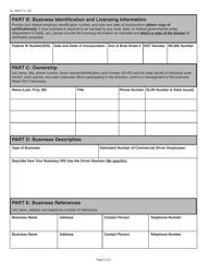 Form DL-9005 Internet User Application/Licensing Agreement for School Bus Contractors - Pennsylvania, Page 2