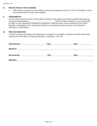 Form CS-409 Minimum Quality Control Plan for Field Bituminous Paving Operations - Pennsylvania, Page 4