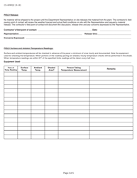 Form CS-409EQC Extended-Season Paving Quality Control Documentation - Pennsylvania, Page 2