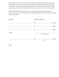 Form CS-4345 Borrow and/or Waste Agreement - Pennsylvania, Page 2