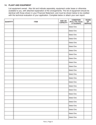 Form CS-4300NS New Subcontractor Application - Pennsylvania, Page 15