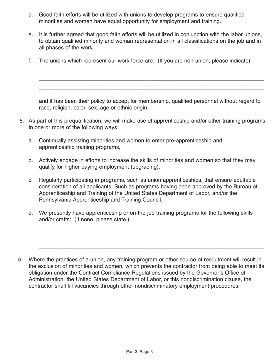 Form CS-4300NS New Subcontractor Application - Pennsylvania, Page 20