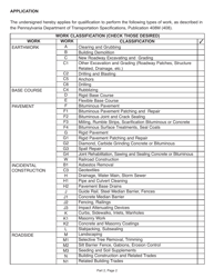 Form CS-4300NS New Subcontractor Application - Pennsylvania, Page 2