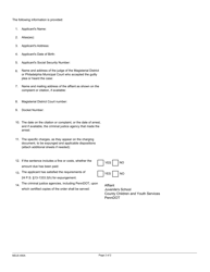 Form MDJS490A Order Granting Application for Truancy Expungement - Pennsylvania, Page 2