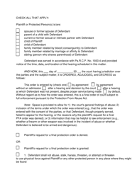 Final Protection From Abuse Order - Pennsylvania, Page 2