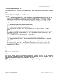 Application for Emergency Protective Custody - Pennsylvania, Page 3