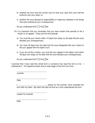 Post-dispositional Rights Colloquy Form - Pennsylvania, Page 3