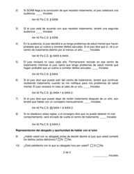 Apendice Al Formulario De Admision - Pennsylvania (Spanish), Page 2