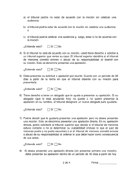 Formulario Sobre Derechos Posteriores a La Disposicion - Pennsylvania (Spanish), Page 2