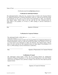 Form OC-2 Petition for Adjudication/Statement of Proposed Distribution Pursuant to Pa. O.c. Rule 2.4 - Pennsylvania, Page 11