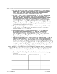 Form OC-2 Petition for Adjudication/Statement of Proposed Distribution Pursuant to Pa. O.c. Rule 2.4 - Pennsylvania, Page 6