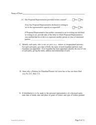 Form OC-2 Petition for Adjudication/Statement of Proposed Distribution Pursuant to Pa. O.c. Rule 2.4 - Pennsylvania, Page 8