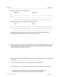 Form OC-05 Petition for Adjudication - Principal's Estate (Under Power of Attorney) - Pennsylvania, Page 2