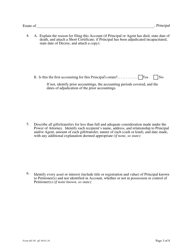 Form OC-05 Petition for Adjudication - Principal's Estate (Under Power of Attorney) - Pennsylvania, Page 3