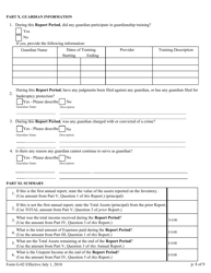 Form G-02 Report of Guardian of the Estate - Pennsylvania, Page 8