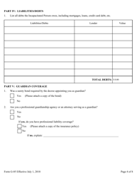 Form G-05 Guardian&#039;s Inventory for an Incapacitated Person - Pennsylvania, Page 4