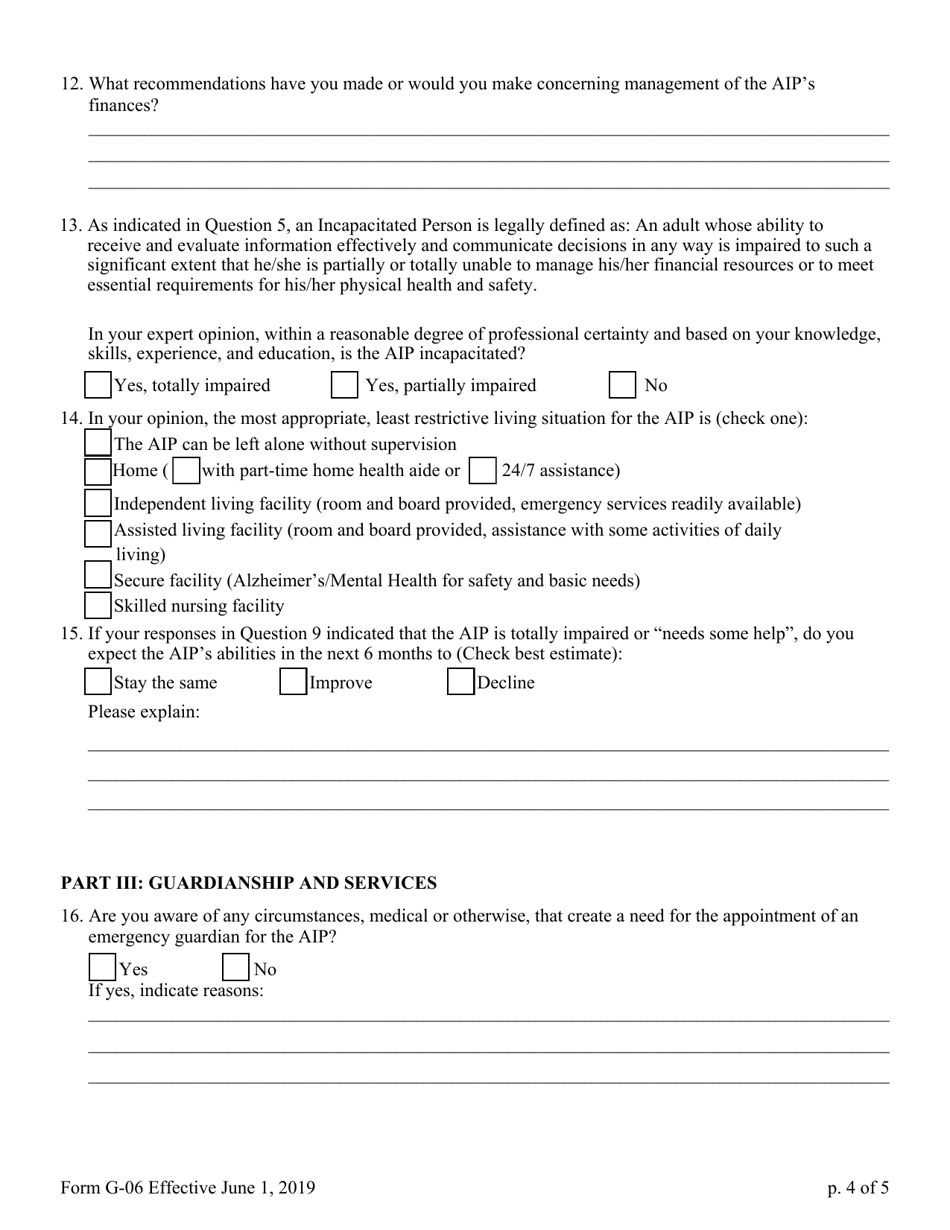 Form G-06 Expert Report - Pennsylvania, Page 5