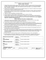 Form PFBC-500 Application for Permit Special Activities - Pennsylvania, Page 2