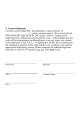 Form LCB-530 Vendor Code of Conduct - Pennsylvania, Page 4