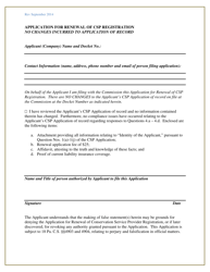 Applications for Renewal or Update of Conservation Service Provider (CSP) Registration - Pennsylvania, Page 2