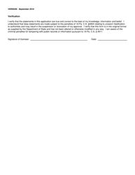 Optometrist Request for Continuing Education Approval - Pennsylvania, Page 3