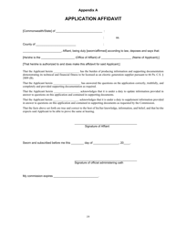 Application Form for Parties Wishing to Offer, Render, Furnish, or Supply Electricity or Electric Generation Services to the Public in the Commonwealth of Pennsylvania - Pennsylvania, Page 19