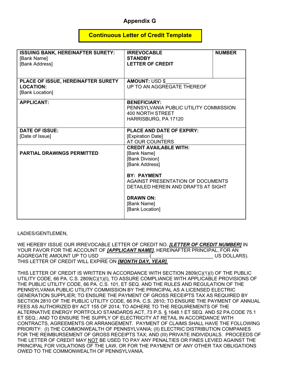 Application Form for Parties Wishing to Offer, Render, Furnish, or Supply Electricity or Electric Generation Services to the Public in the Commonwealth of Pennsylvania - Pennsylvania, Page 26