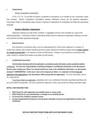 Application Form for Parties Wishing to Offer, Render, Furnish, or Supply Electricity or Electric Generation Services to the Public in the Commonwealth of Pennsylvania - Pennsylvania, Page 3