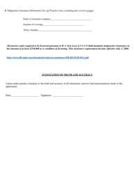 Rhode Island CPA Practice Unit Renewal Application Form - Rhode Island, Page 4