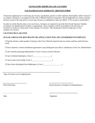 Rhode Island CPA Practice Unit Renewal Application Form - Rhode Island, Page 5