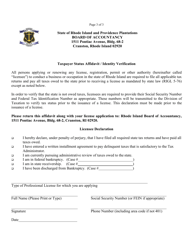 Renewal Application for Individual CPA License - Rhode Island, Page 4