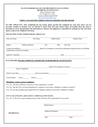 Rhode Island CPA Reciprocity Application - Rhode Island, Page 6