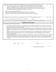 Individual Life Settlement Broker Application Form - Rhode Island, Page 3